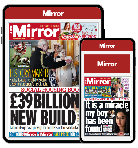 Daily Mirror and Sunday Mirror